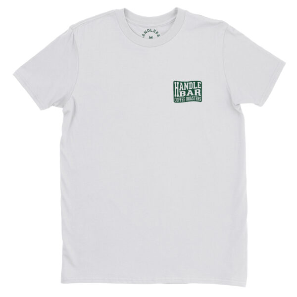 Handlebar Flag Logo Shirt - White/Green